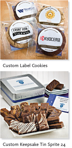 Custom Label Cookies & Custom Tins