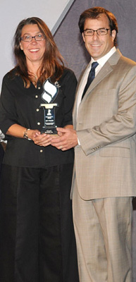 David and Eileen holding BBB Business Ethics Award