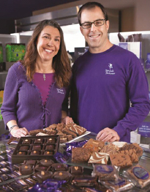 David & Eileen with brownies